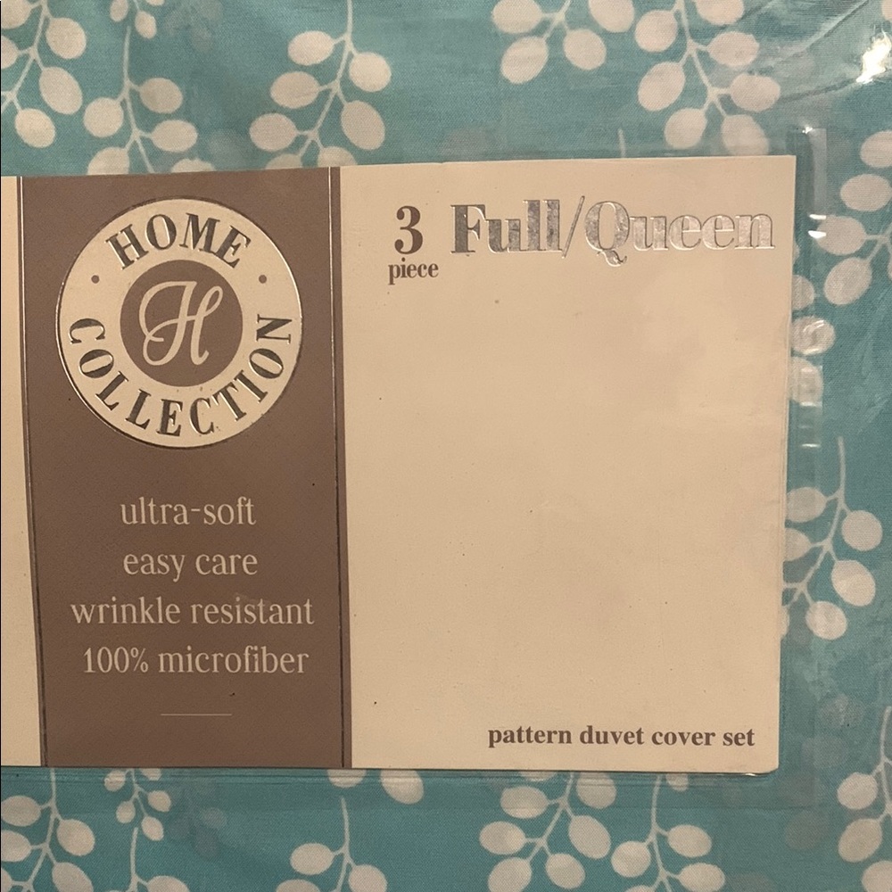 Home Collection Blue Duvet Cover Set - Picture 2 of 4